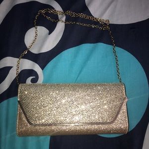 Gold bag/clutch from Aldo